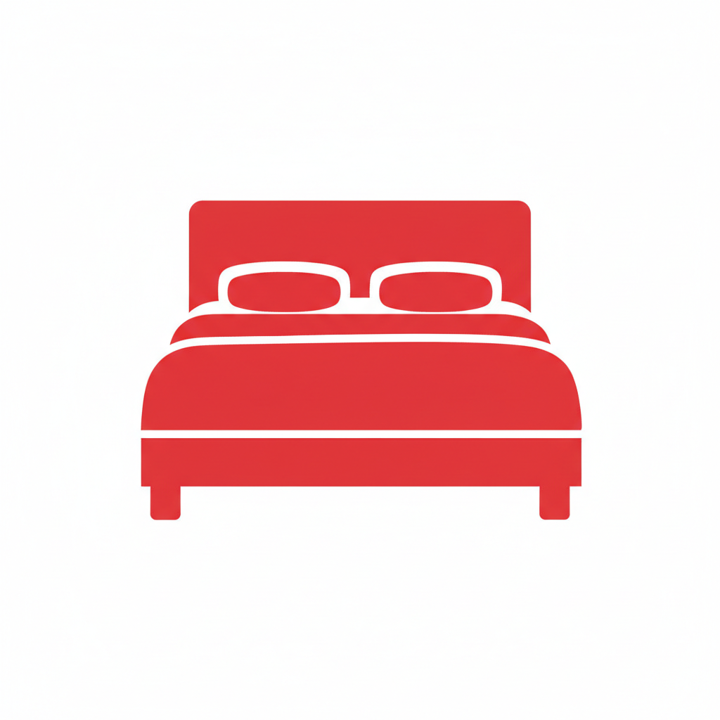 Ícone de móveis para quarto - cama e guarda-roupa - Tudo de Móveis