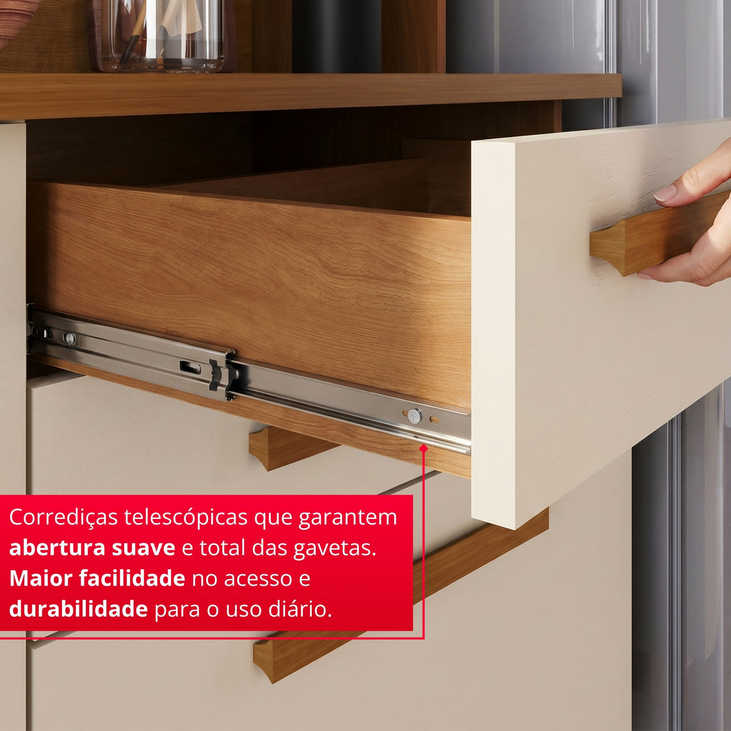 Cozinha Aurora 8 Portas e 2 Gavetas