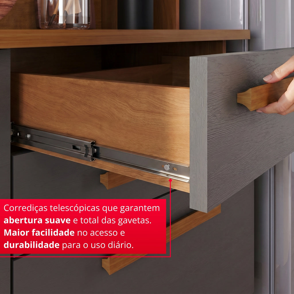 Cozinha Aurora 8 Portas e 2 Gavetas