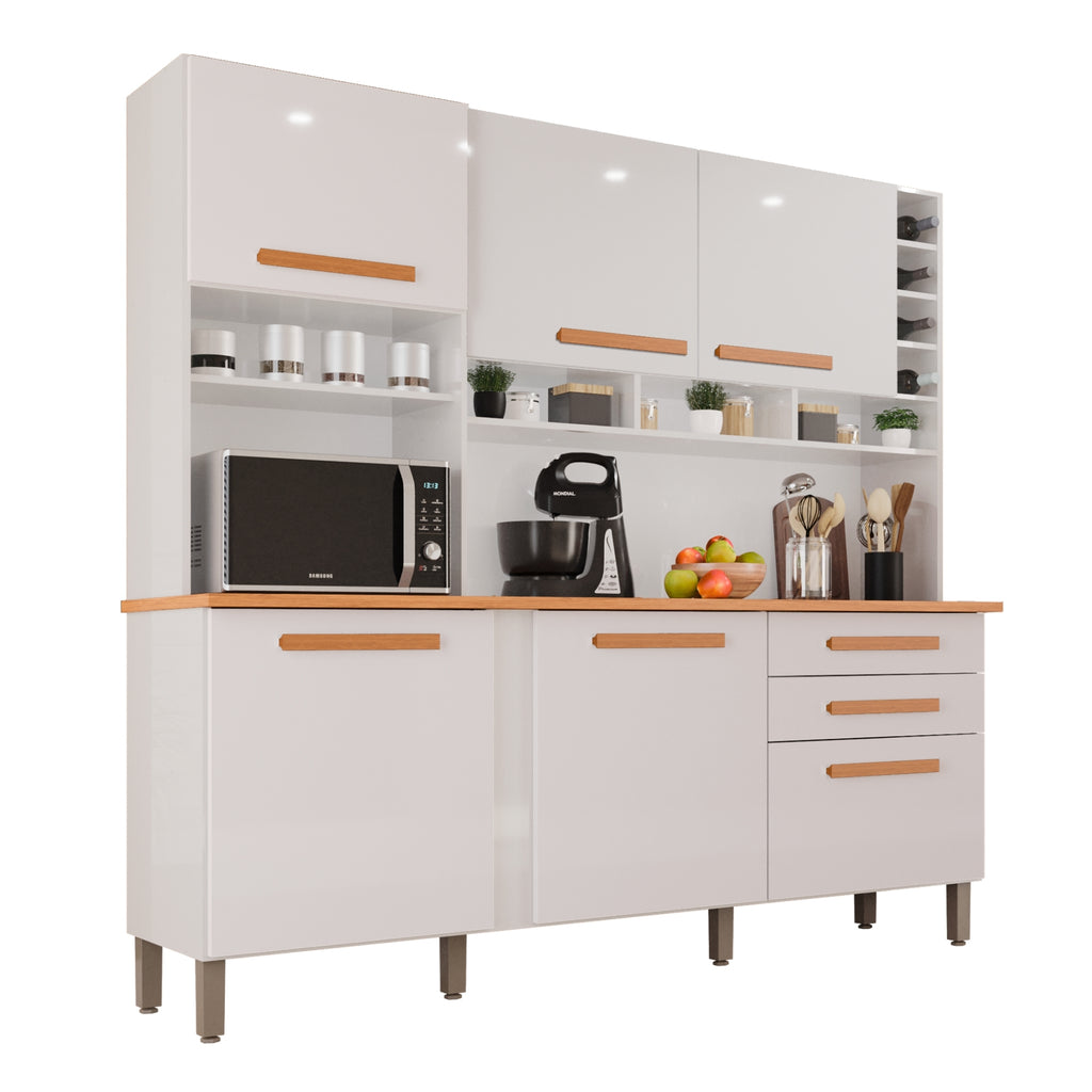Cozinha Amanda 6 Portas e 2 Gavetas