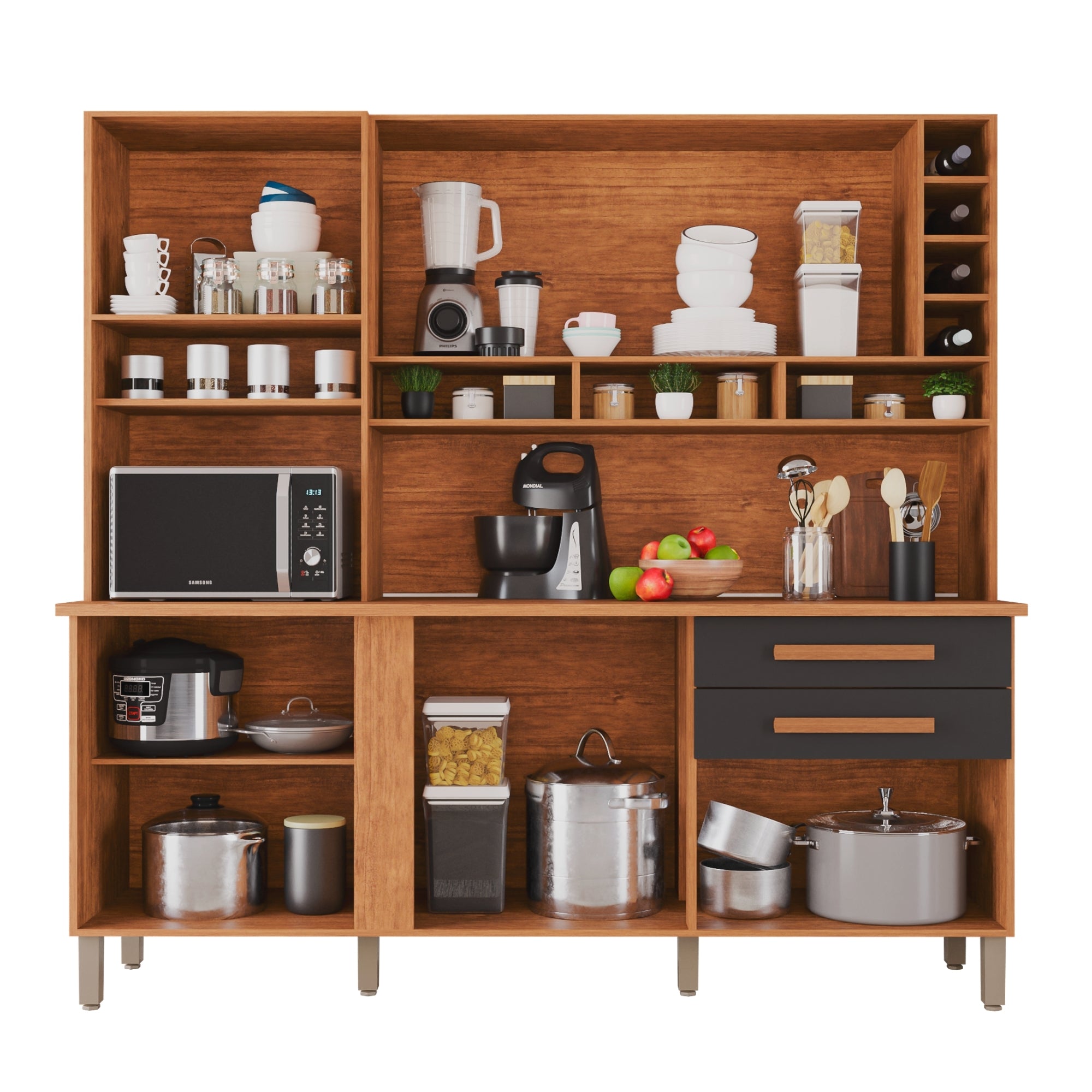 Cozinha Amanda 6 Portas e 2 Gavetas