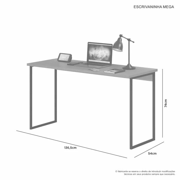 Escrivaninha Mesa Indústrial Maggie
