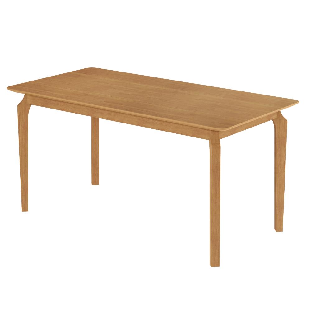 Mesa de Jantar Lyz 160x80 MDF e  6  Cadeiras Turmalina