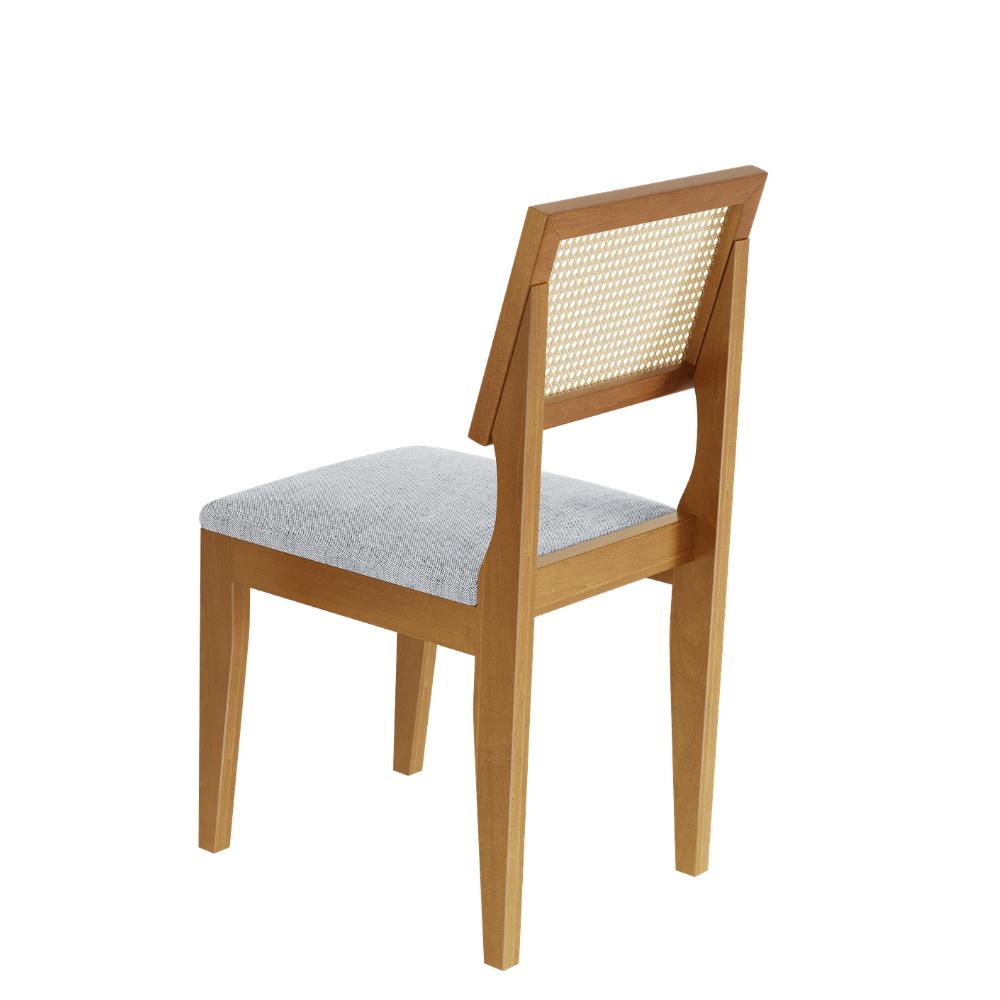Mesa de Jantar Lyz 160x80 MDF e  6  Cadeiras Turmalina
