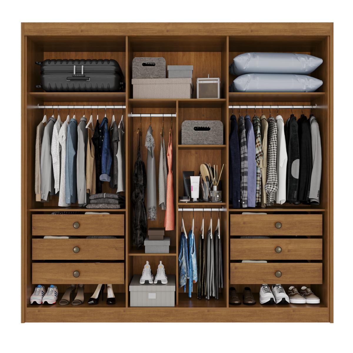 Guarda-Roupa Elegance Plus 6 Portas 6 Gavetas
