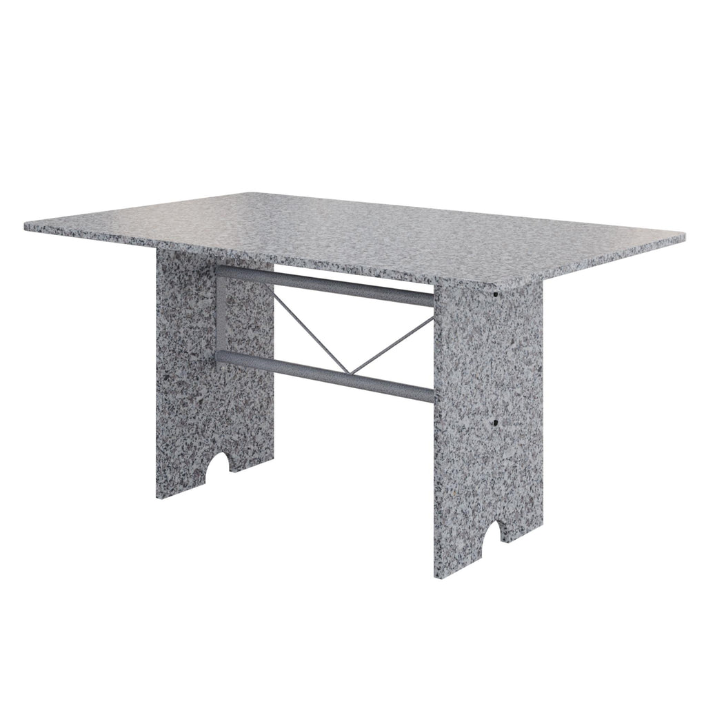 Mesa Letícia 070 – Tampo Granito Ocre 140x75cm