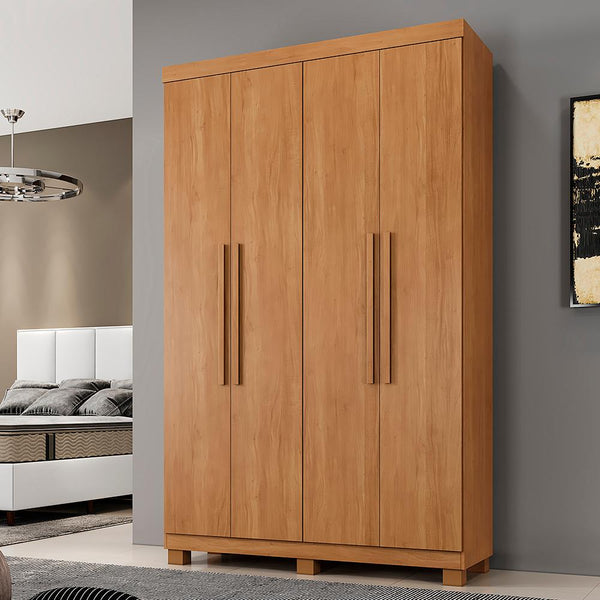 Guarda-Roupa Verona 4 Portas e 3 Gavetas - Cinamomo