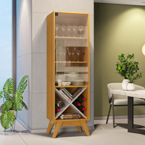 Cristaleira  Lotus 1 Porta e Adega