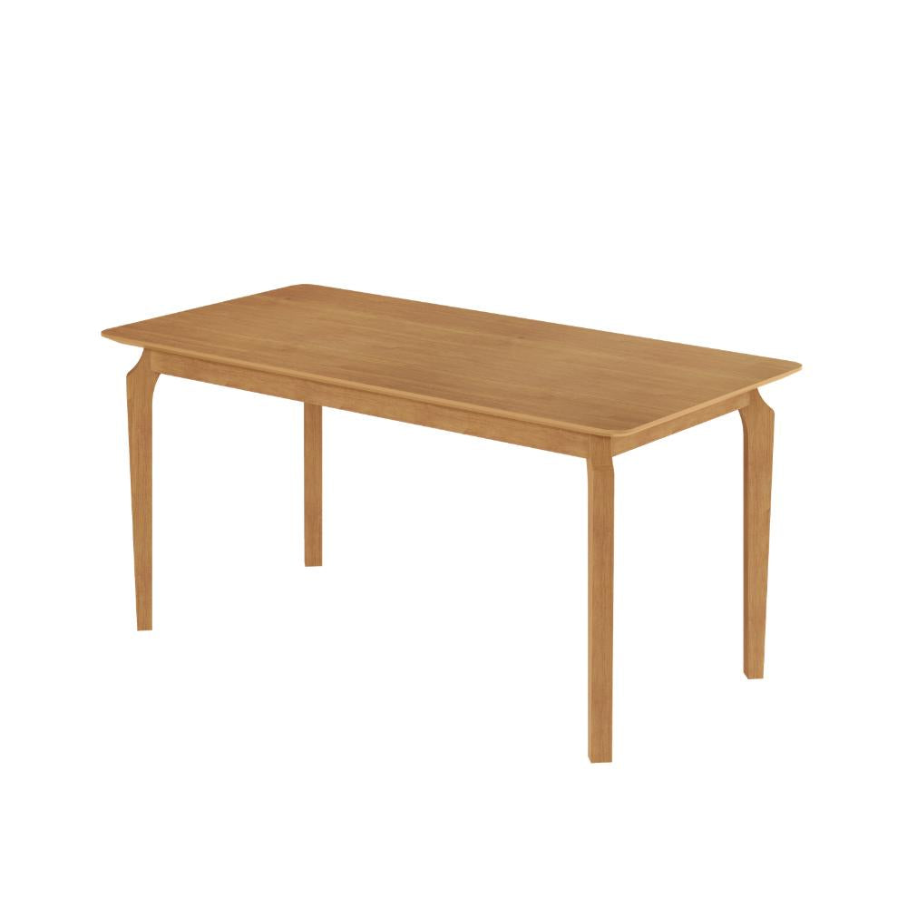 Mesa de Jantar Lorena Tampo Cinamomo 160×80 6 Cadeiras Turmalina