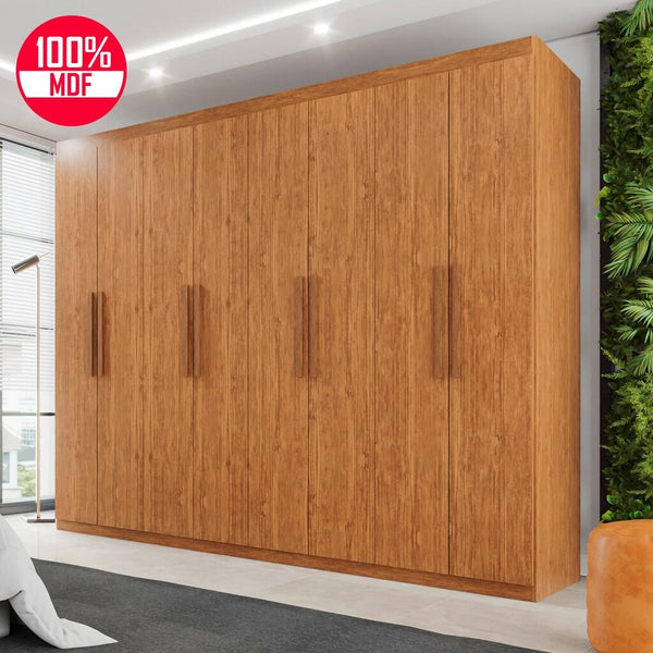 Guarda-Roupa Casal 100% MDF 8 Portas e 4 Gavetas Herrera