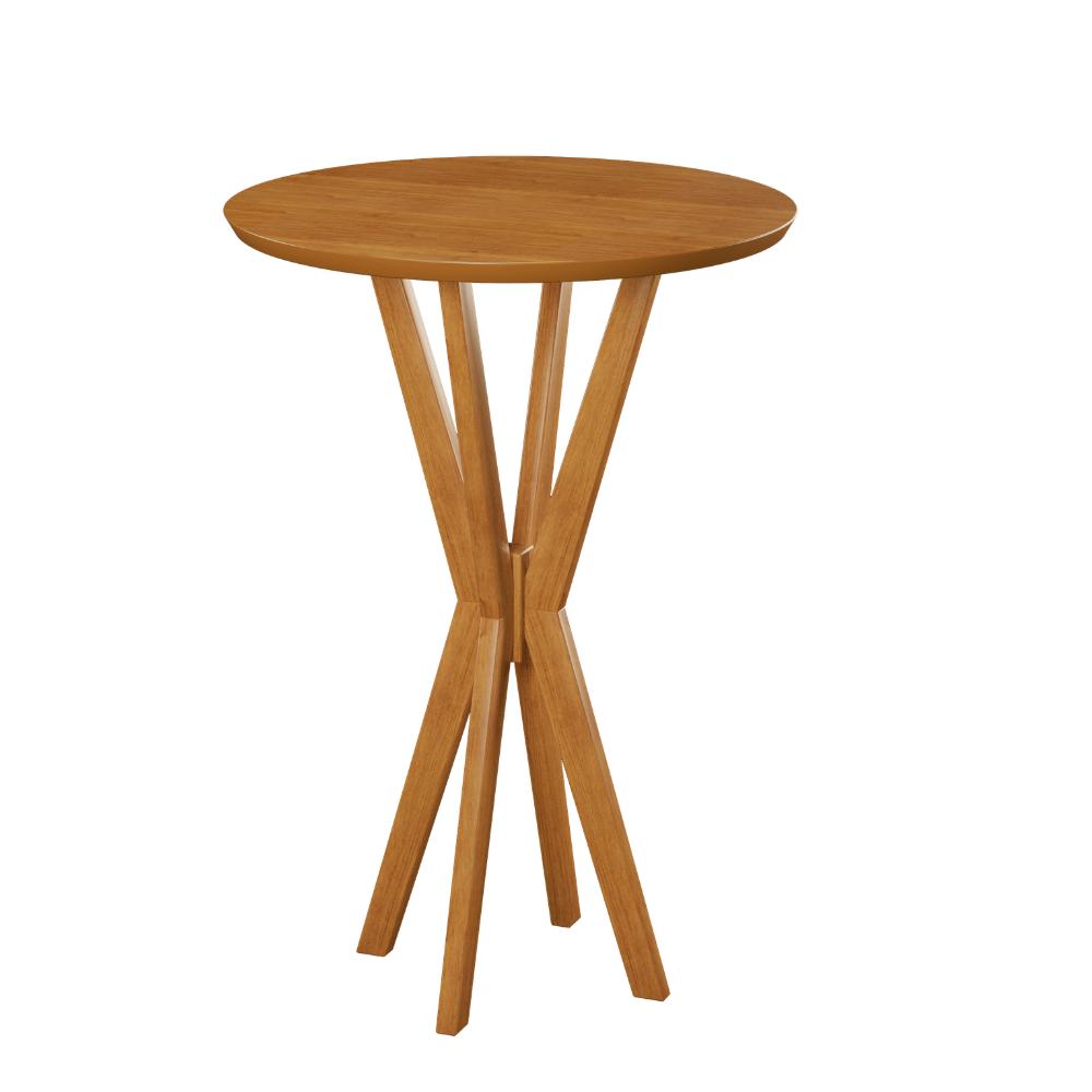 Conjunto Mesa Bistrô Jade com 4 Banquetas Rubi – Madeira Maciça