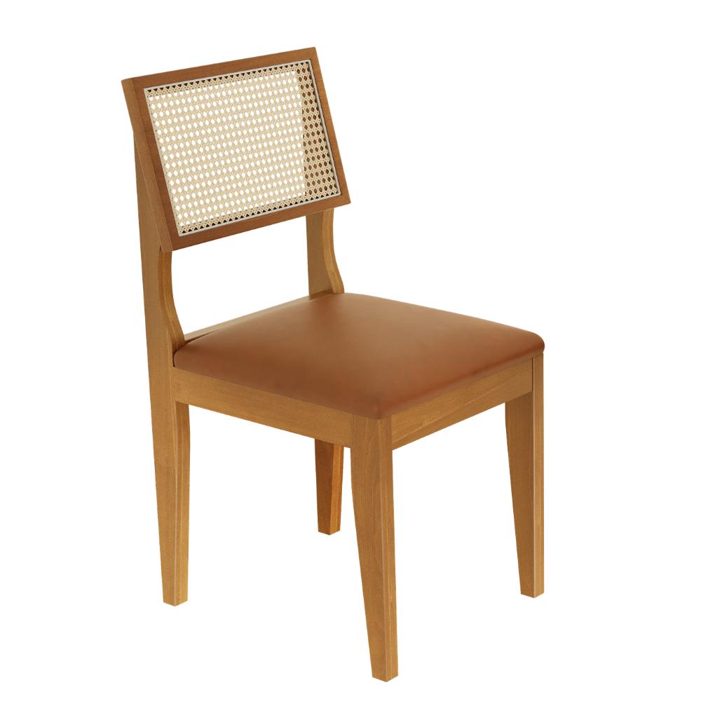 Mesa de Jantar Lorena Tampo Cinamomo 160×80 6 Cadeiras Turmalina