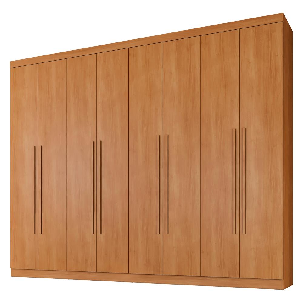 Guarda-Roupa New Porto 8 Portas e 4 Gavetas - Cinamomo