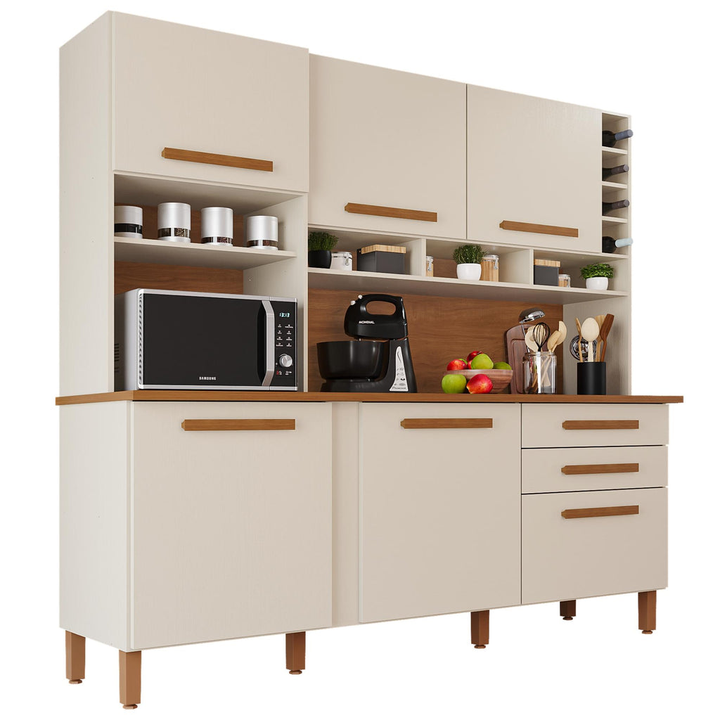 Cozinha Amanda 6 Portas e 2 Gavetas