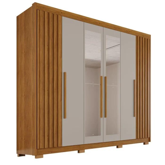 Guarda-Roupa Diamante Premium Com Espelhos