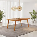 Mesa de Jantar Lorena  180x90 Tampo Madeirado em  MDF