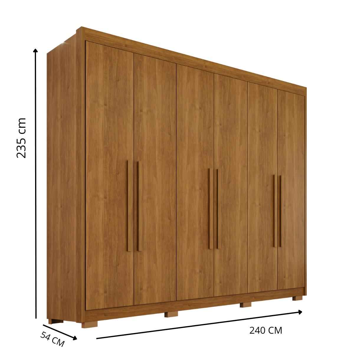 Guarda-Roupa Elegance Plus 6 Portas 6 Gavetas