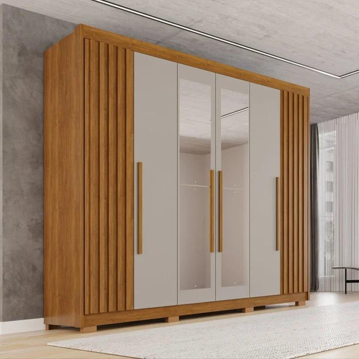 Guarda-Roupa Diamante Premium Com Espelhos