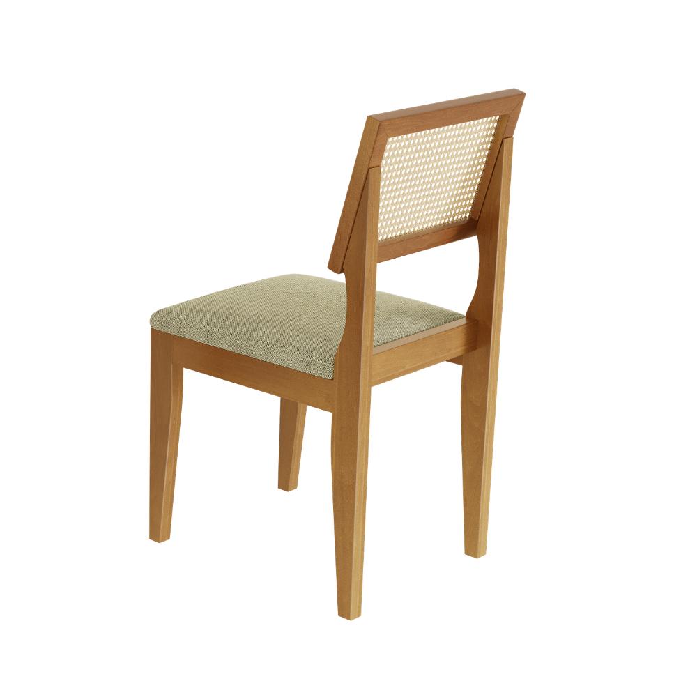 Mesa de Jantar Lyz 160x80 MDF e  6  Cadeiras Turmalina