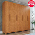 Guarda-Roupa Casal 100% MDF 8 Portas e 4 Gavetas Heros