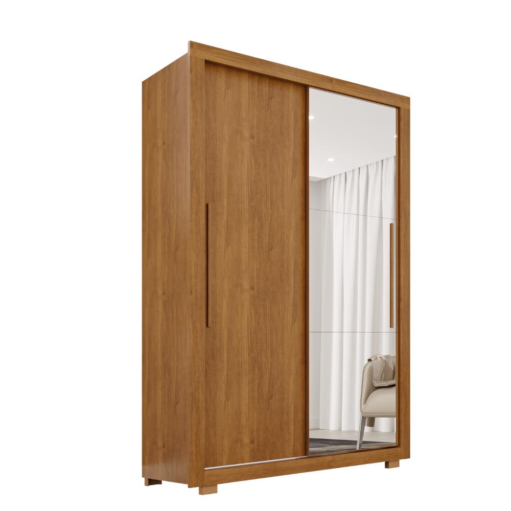 Guarda-Roupa Luna  2 Portas 2 Gavetas c/ Espelho