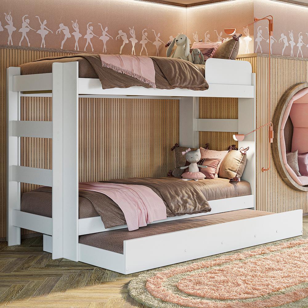 Treliche Max | Estrutura MDF 25mm | Escada Reversível | Branca