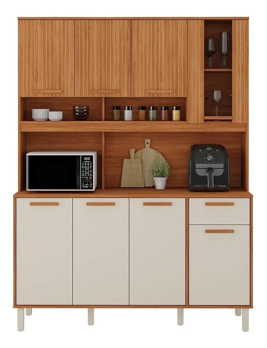 Cozinha Compacta 8 Portas 1 Gaveta 150cm Com Nicho Itafriz- Itatiaia
