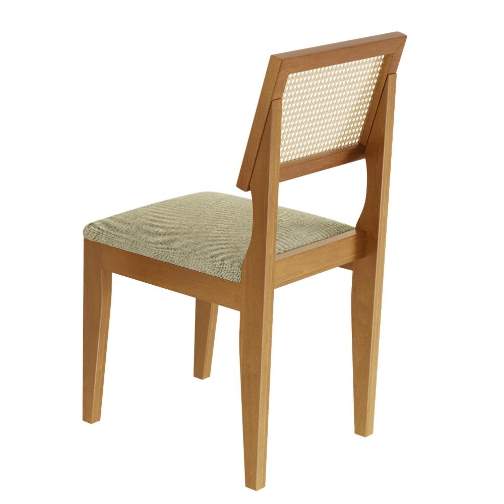 Mesa de Jantar Lorena Tampo Cinamomo 160×80 6 Cadeiras Turmalina