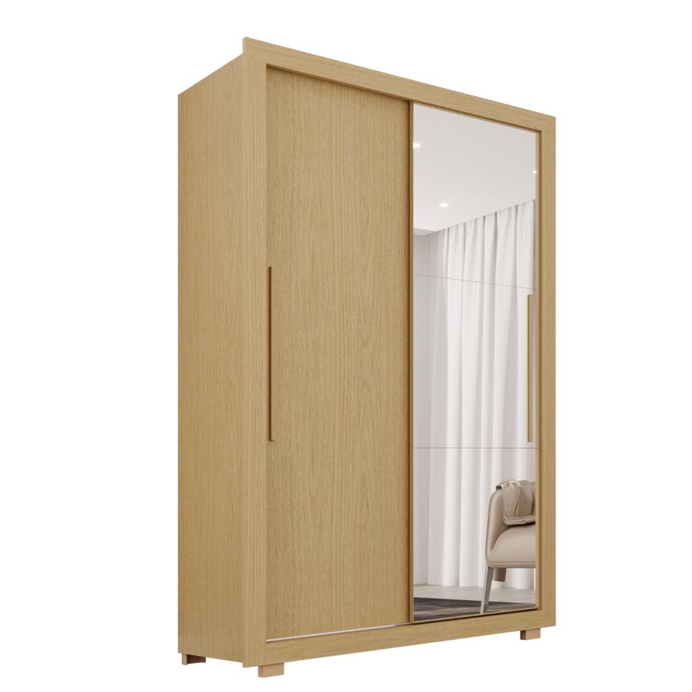 Guarda-Roupa Luna  2 Portas 2 Gavetas c/ Espelho