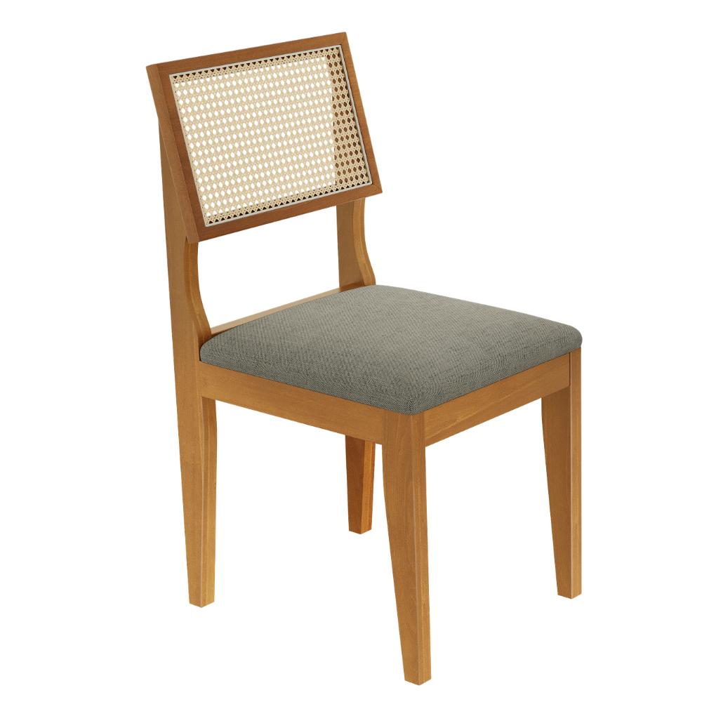 Mesa de Jantar Lorena Tampo Cinamomo 160×80 6 Cadeiras Turmalina