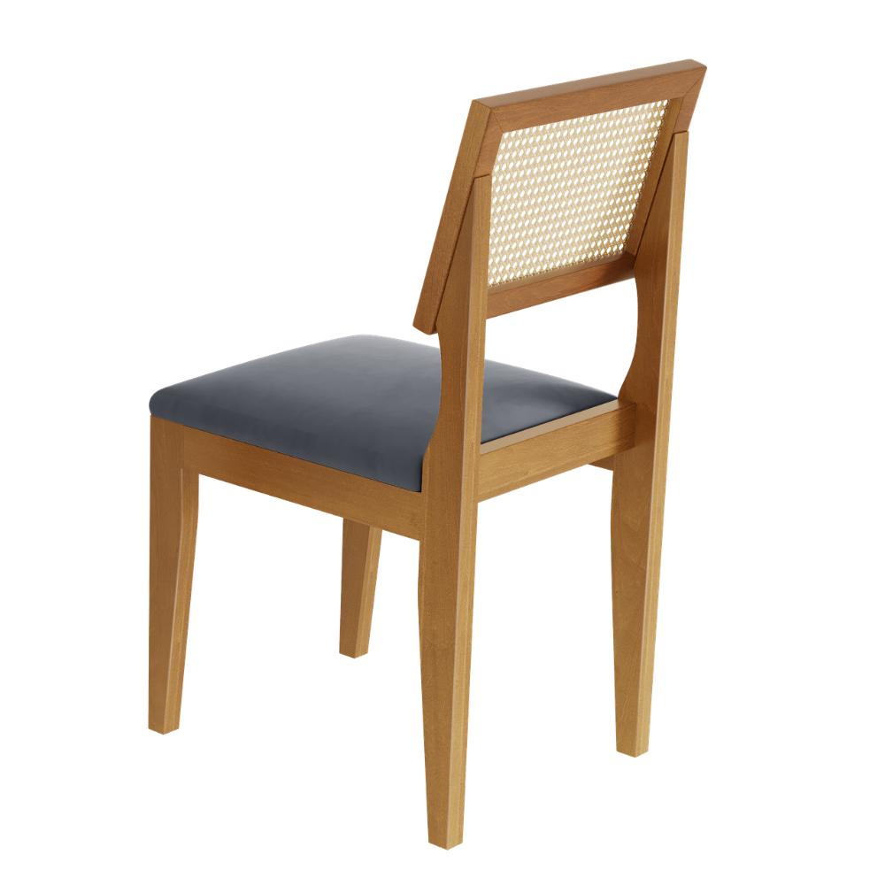 Mesa de Jantar Lorena Tampo Cinamomo 160×80 6 Cadeiras Turmalina