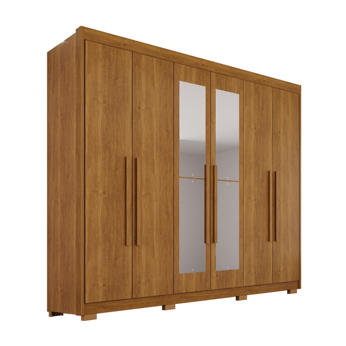 Guarda-Roupa Elegance Plus 6 Portas com Espelho
