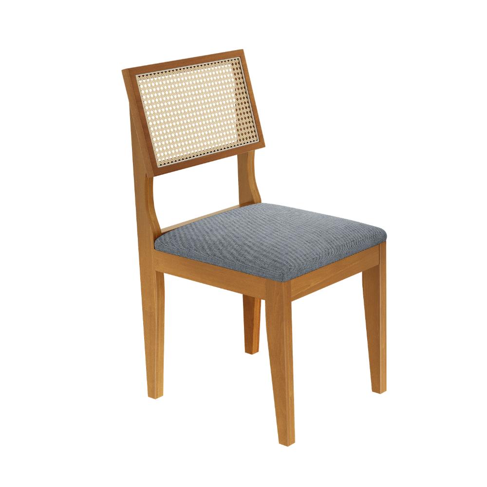 Mesa de Jantar Lyz 160x80 MDF e  6  Cadeiras Turmalina