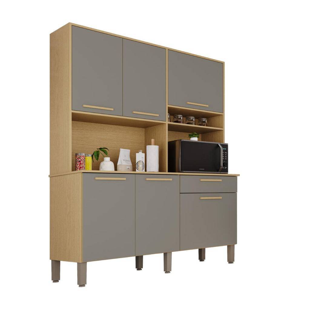 Armário de Cozinha Imperial 5 Portas 1 Porta Basculate 1 Gaveta