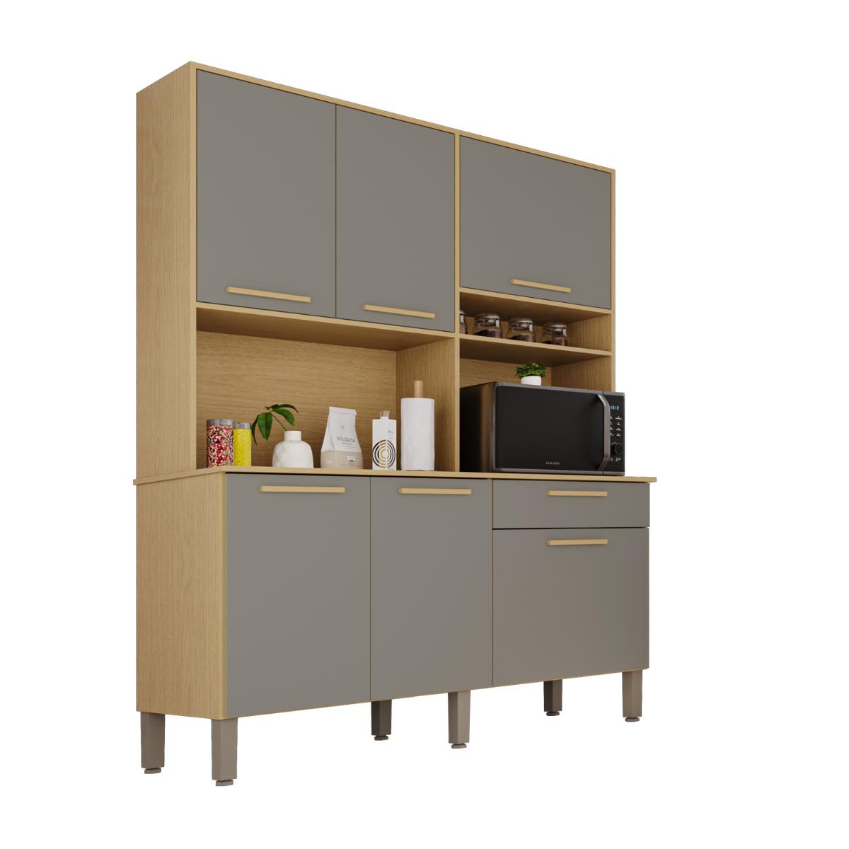 Armário de Cozinha Imperial 5 Portas 1 Porta Basculate 1 Gaveta