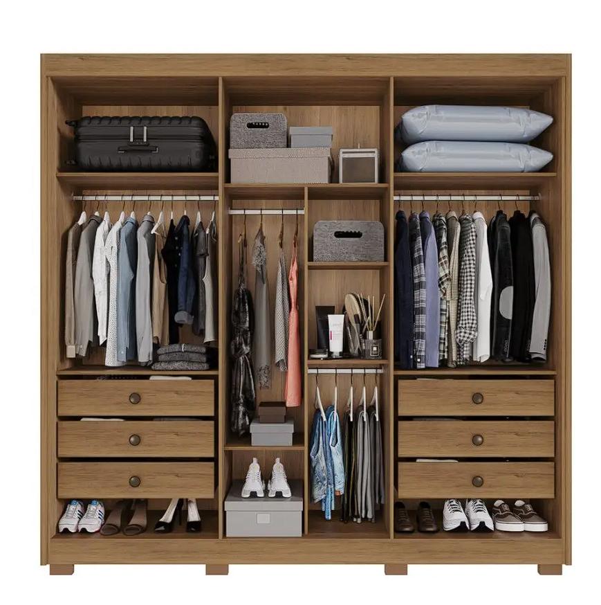 Guarda-Roupa Elegance Plus 6 Portas com Espelho