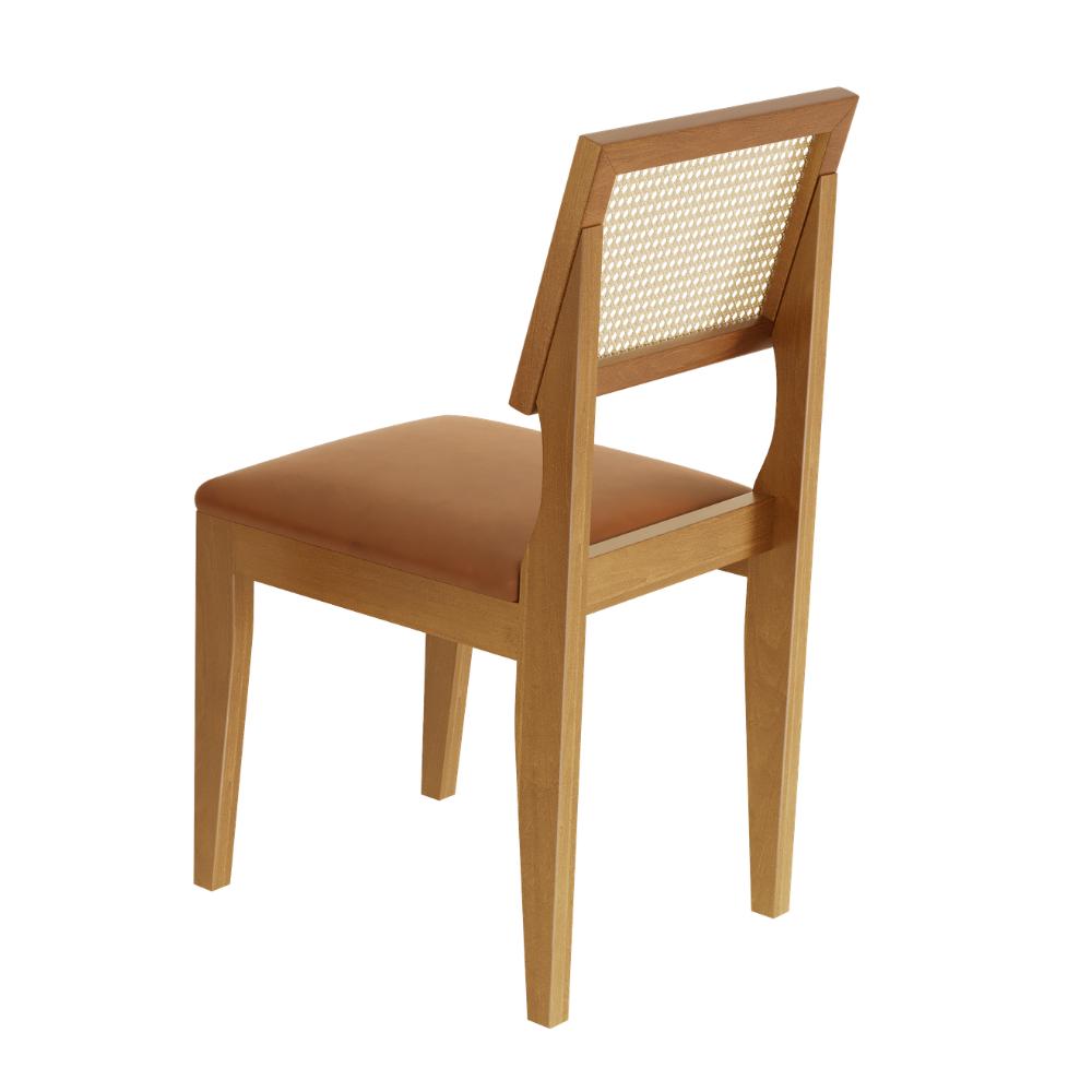 Mesa de Jantar Lyz 160x80 MDF e  6  Cadeiras Turmalina