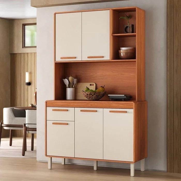 Cozinha Compacta 5 Portas 1 Gaveta 120cm Com Nicho Dunas -  Itatiaia