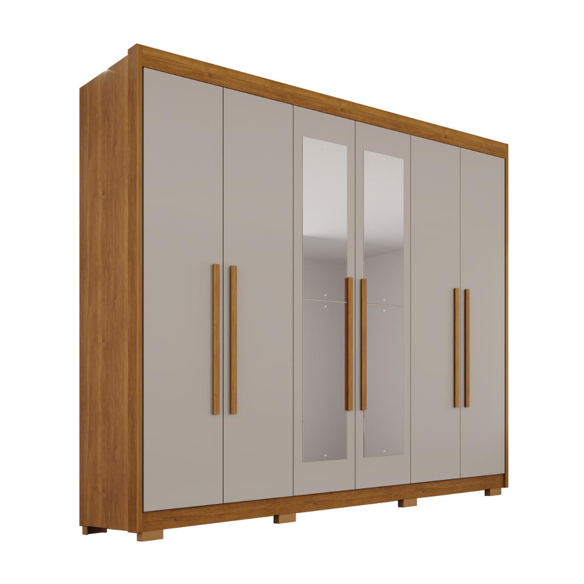 Guarda-Roupa Elegance Plus 6 Portas com Espelho