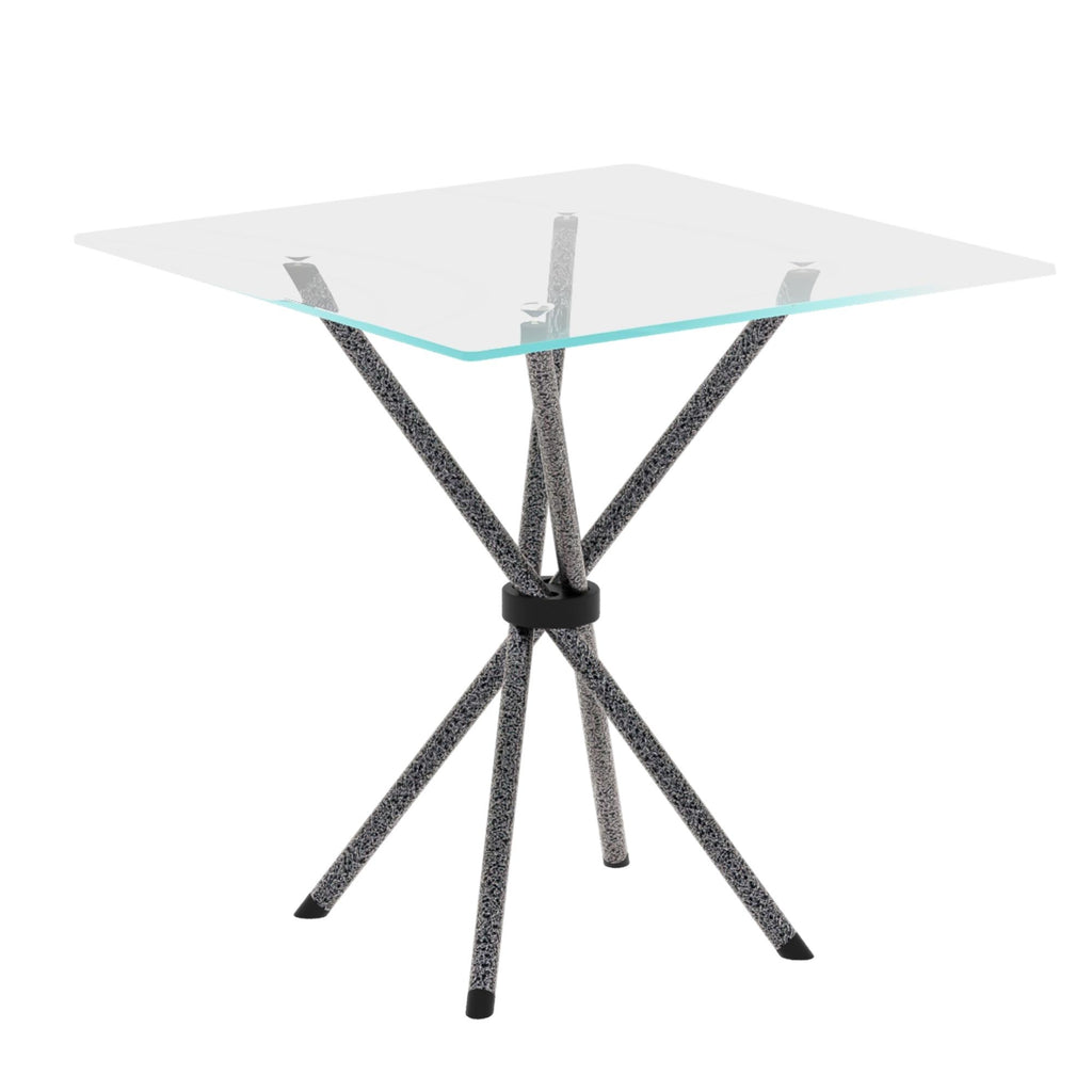 Mesa Isabel 048 – Tampo de Vidro Incolor 70x70cm