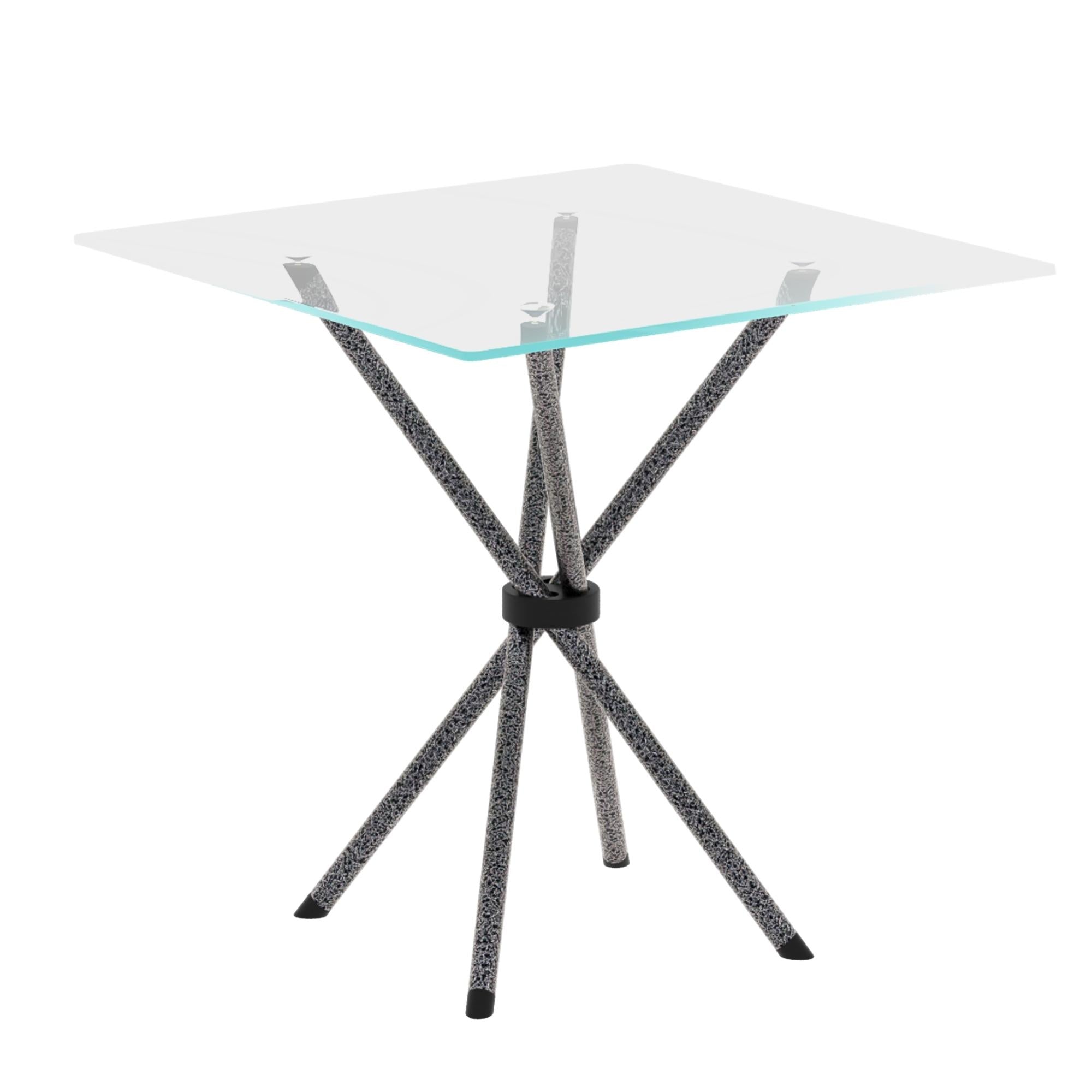 Mesa Isabel 048 – Tampo de Vidro Incolor 70x70cm