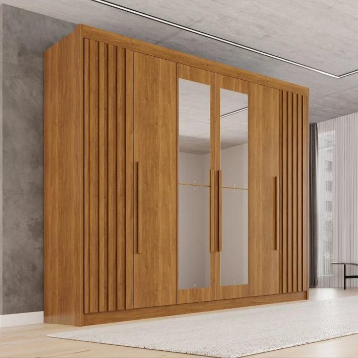 Guarda-Roupa Diamante Premium Com Espelhos