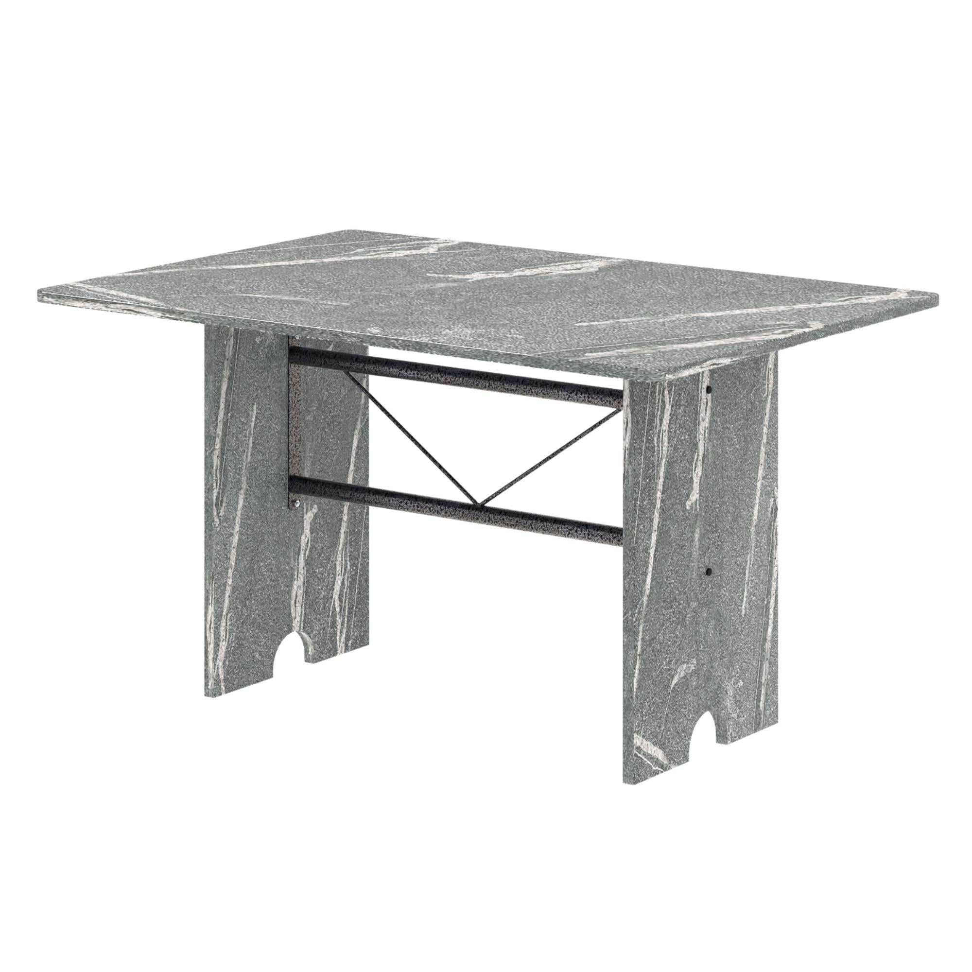 Mesa Letícia 070 – Tampo Granito Topázio 120x75cm