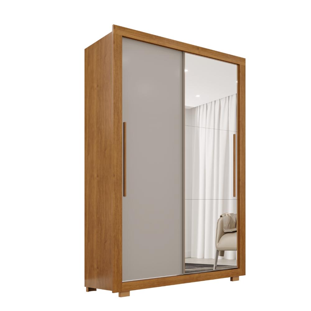 Guarda-Roupa Luna  2 Portas 2 Gavetas c/ Espelho