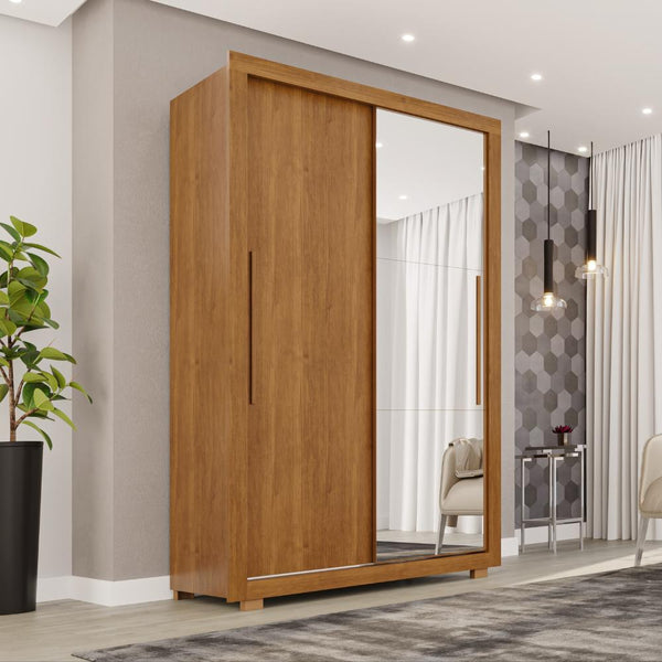 Guarda-Roupa Luna  2 Portas 2 Gavetas c/ Espelho