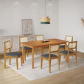 Mesa de Jantar Lyz 160x80 MDF e  6  Cadeiras Turmalina