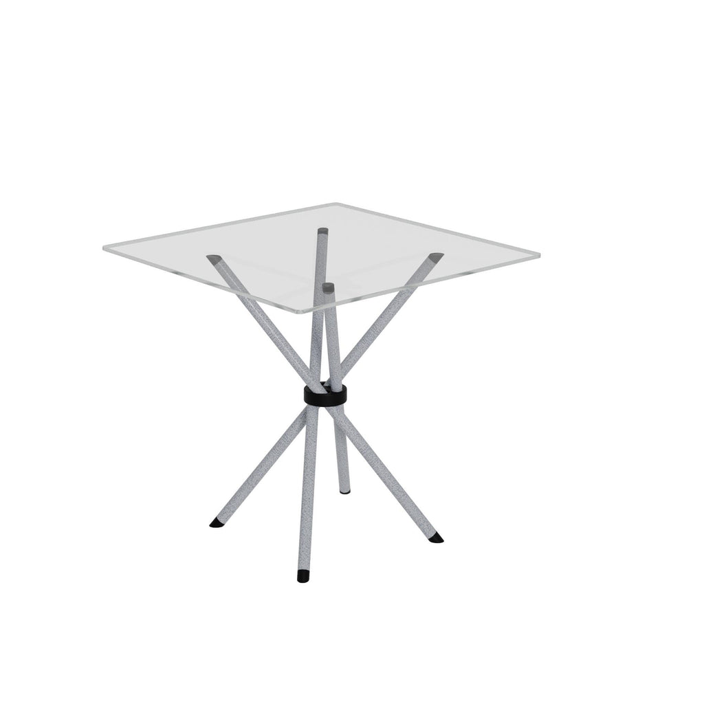 Mesa Isabel 048 – Tampo de Vidro Incolor 70x70cm