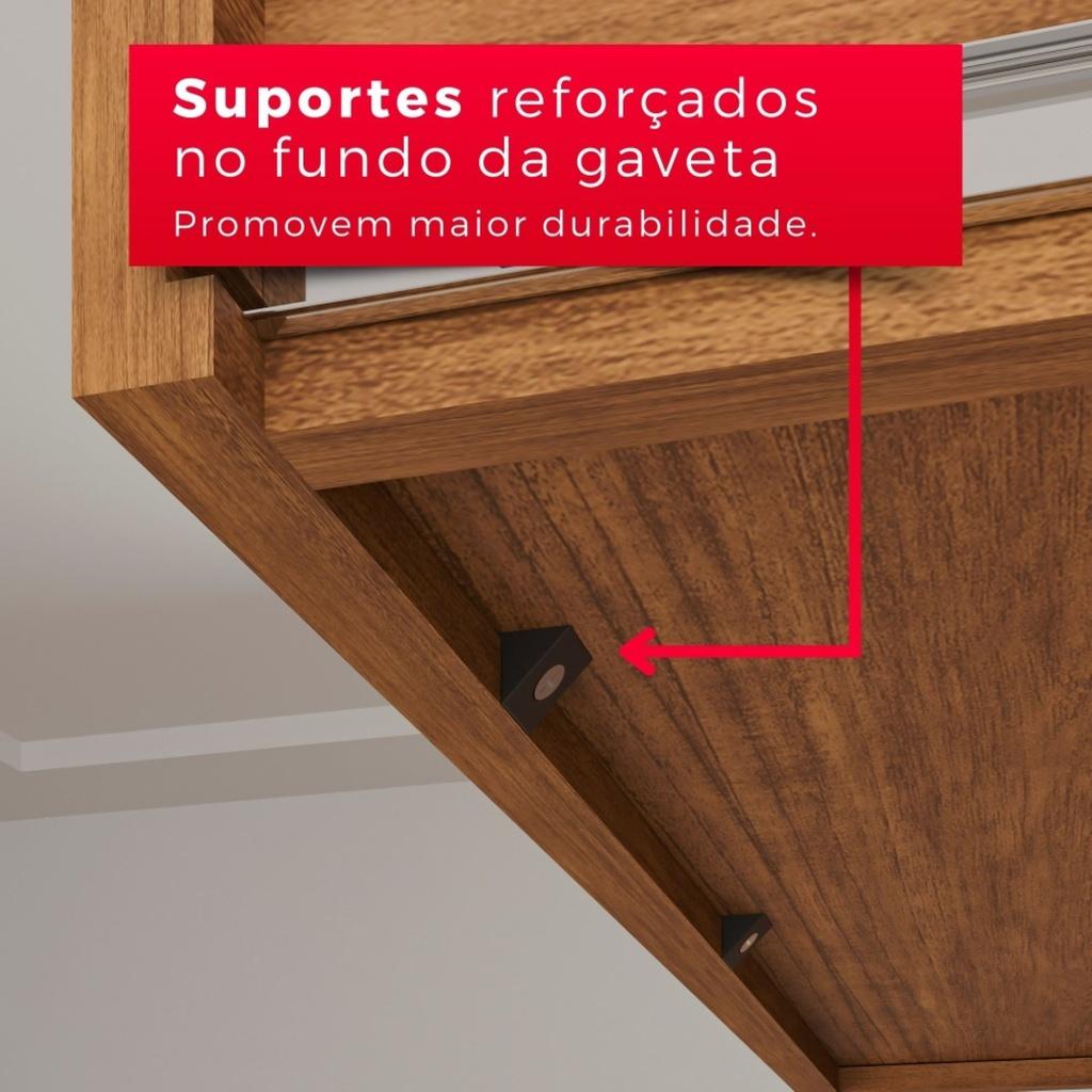 Guarda-Roupa Casal 100% MDF 8 Portas e 4 Gavetas Heros